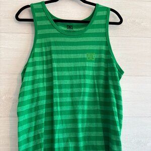 DC SHOES New Mens LARGE Shirt Sleeveless Tank Top Green